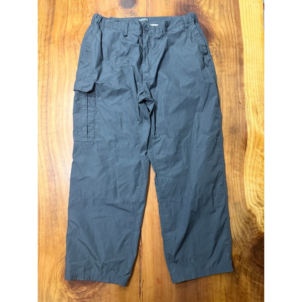 Craghoppers Mens Cotton pants 40 x 28.5 UPF 40 Hiking Outdoor Straight Cargo X19